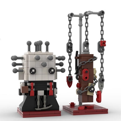 hellraiser pinhead brickheadz building set | moc-44639 - 1