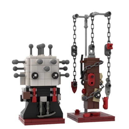 hellraiser pinhead brickheadz building set | moc-44639 - 2