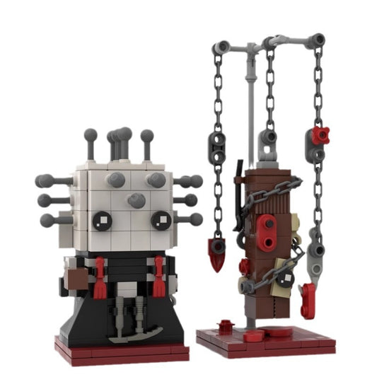 hellraiser pinhead brickheadz building set | moc-44639 - 2