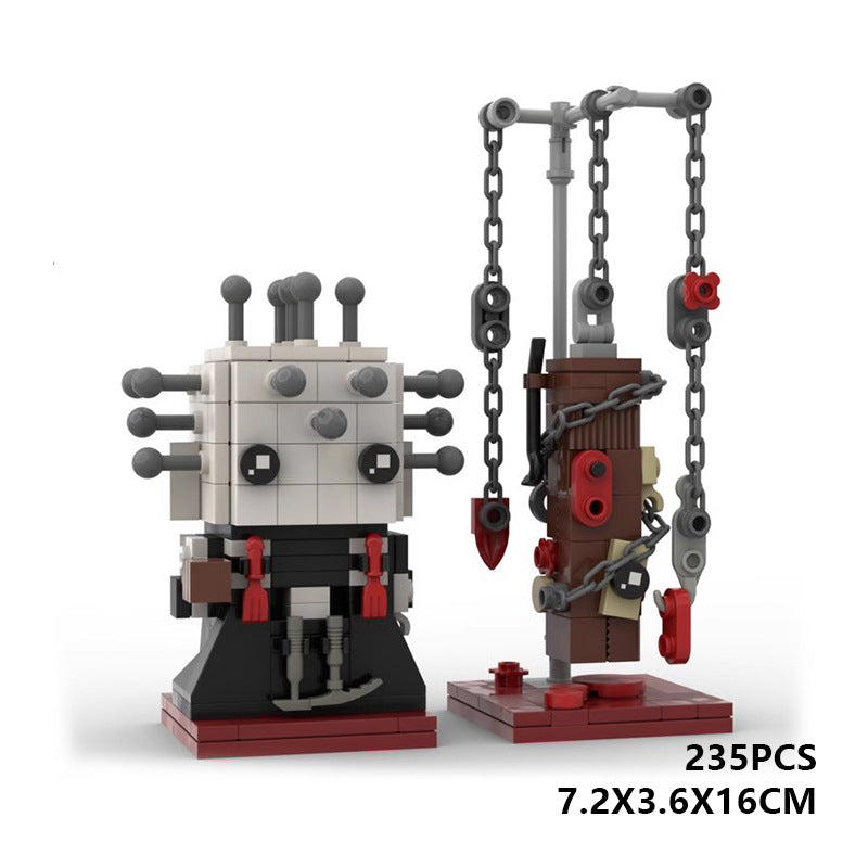 hellraiser pinhead brickheadz building set | moc-44639 - 3