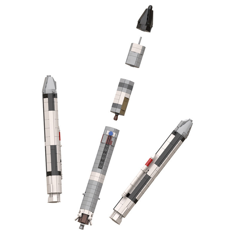 Hercules 3C SpaceShip Building Kit | 1:110 Scale | LEGO-Compatible MOC - 5