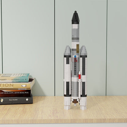 Hercules 3C SpaceShip MOC Building Kit | 1:110 Scale Space Model - 3
