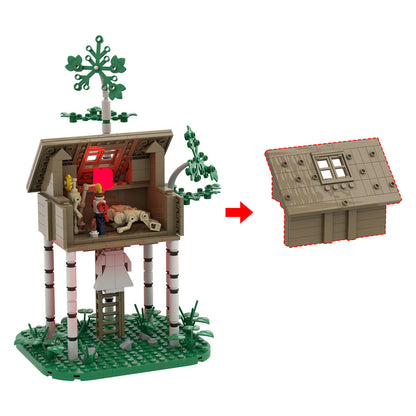 hereditary tree house building set | lego compatible - 3