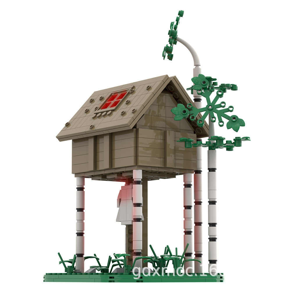 hereditary tree house building set | lego compatible - 4