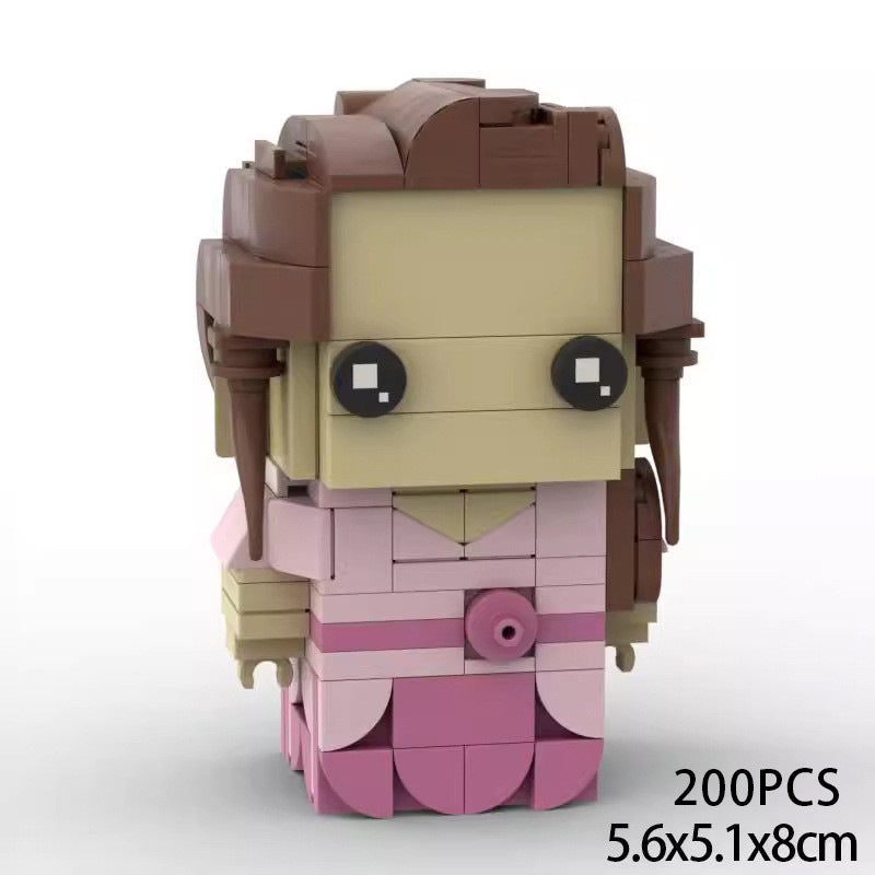 hermione granger brickheadz moc building set | harry potter | compatible with lego - 2