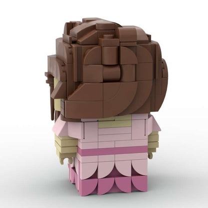 hermione granger brickheadz moc building set | harry potter | compatible with lego - 6