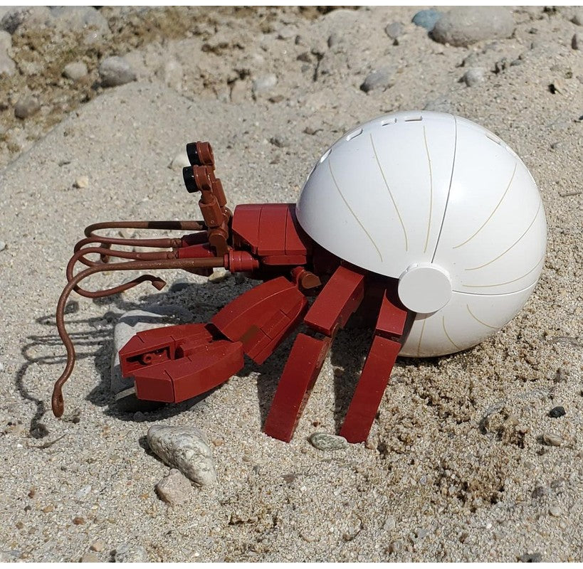 hermit crab building kit | lego compatible - 1