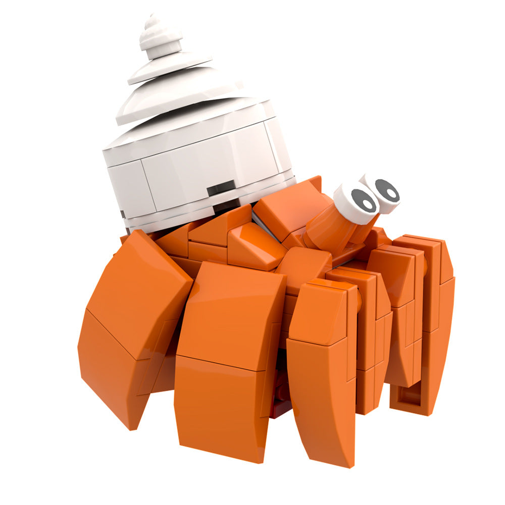 hermit crab building set | lego compatible - 3