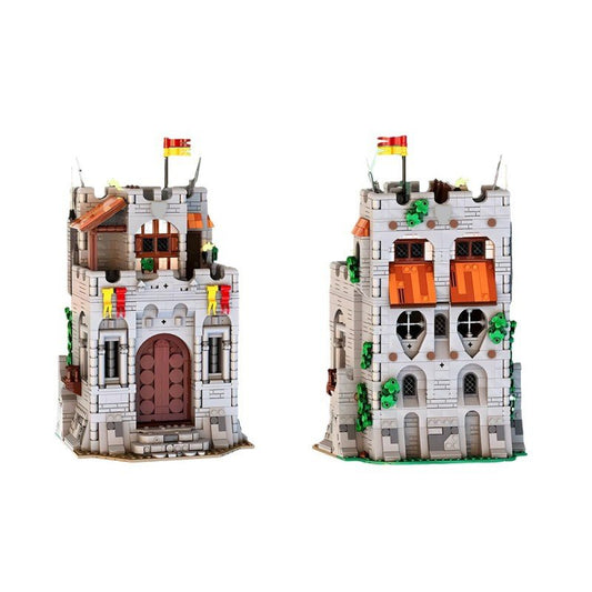 Hero's Hall Modular Castle Keep MOC Building Kit | Compatible MOC - 1