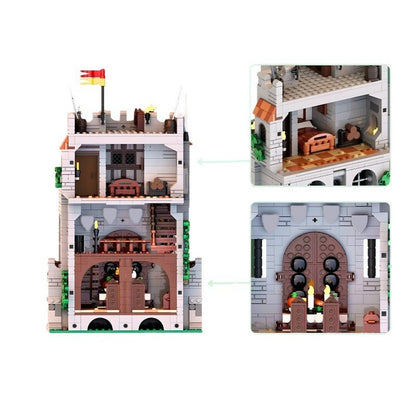 Hero's Hall Modular Castle Keep MOC Building Kit | Compatible MOC - 2