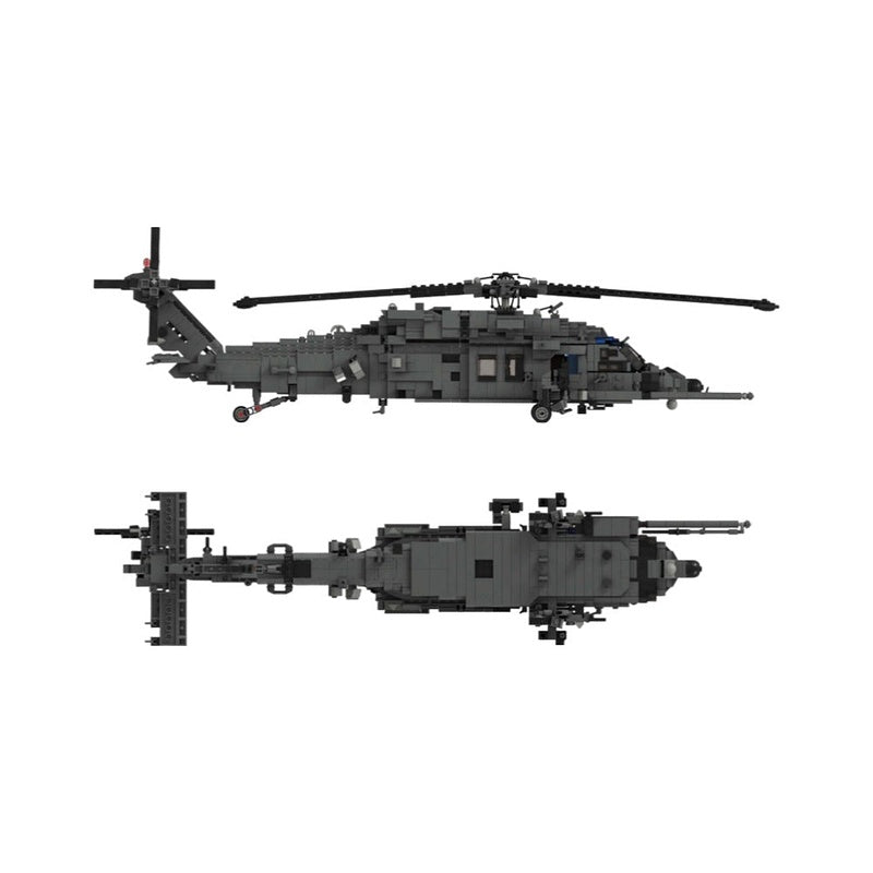 HH-60W Rescue Helicopter MOC Building Kit | Aviation Vehicle Model - 3