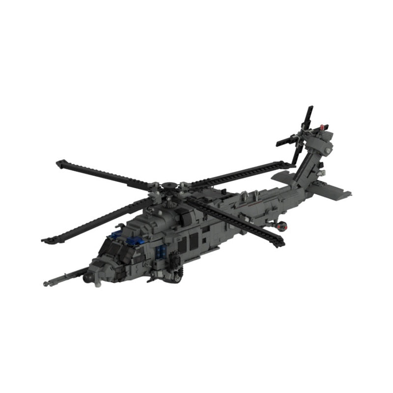 HH-60W Rescue Helicopter MOC Building Kit | Aviation Vehicle Model - 5