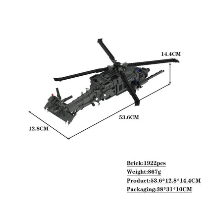 HH-60W "Whiskey" Jolly Green II Building Kit | LEGO-Compatible MOC - 4