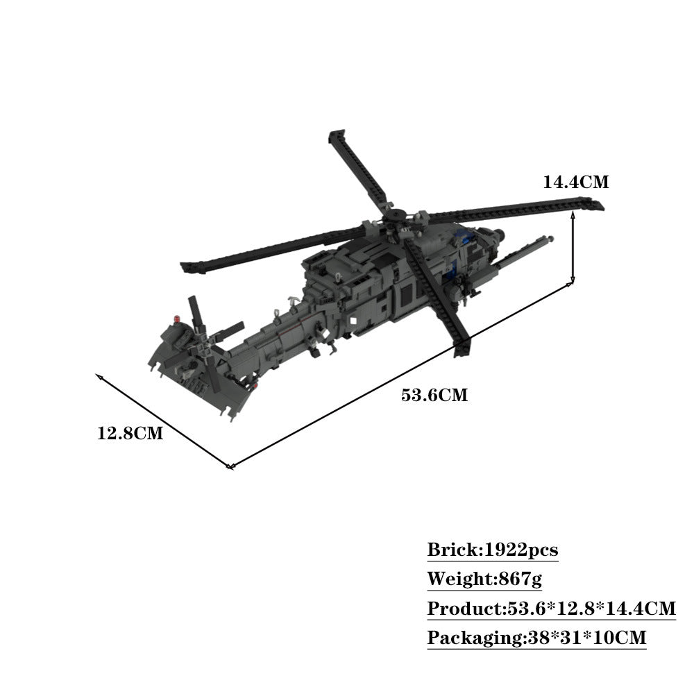 hh-60w "whiskey" jolly green ii building set | moc-136938 - 4