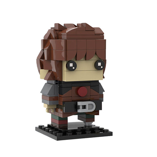 hiccup moc brickheadz | how to train your dragon | moc-35892 - 1