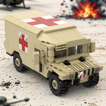 High-Capacity Tactical Ambulance 4x4 MOC Building Kit - 4