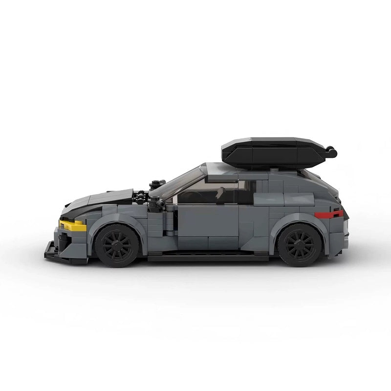 High-Performance RS6 Sport Wagon MOC Building Kit With Roof Box - 1