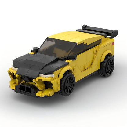 High-Performance V8 Twin Turbo Hyper SUV MOC Vehicle Building Kit - 5