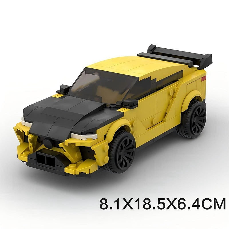High-Performance V8 Twin Turbo Hyper SUV MOC Vehicle Building Kit - 6