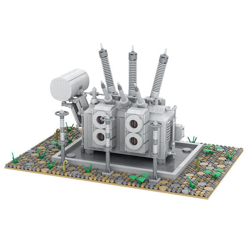 High Voltage Electrical Substation: Power Transformer | LEGO-Compatible MOC - 1