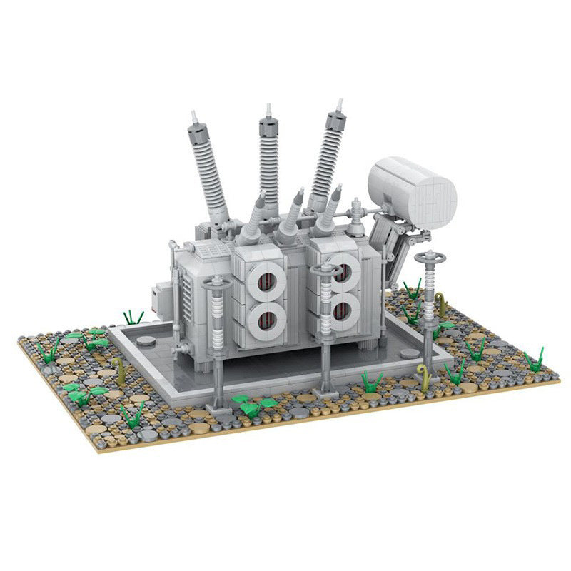 High Voltage Electrical Substation: Power Transformer | LEGO-Compatible MOC - 2