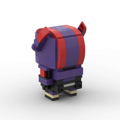 hiro hamada brickheadz building set | big hero 6 | lego-compatible moc - 3
