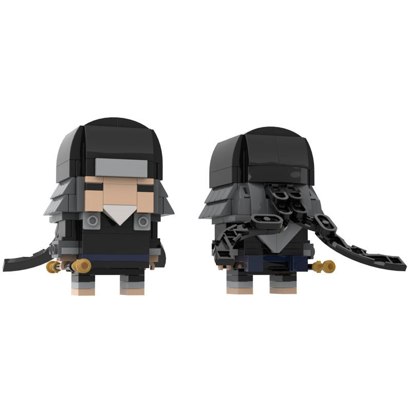 hiruzen sarutobi brickheadz moc set | lego compatible | naruto - 1