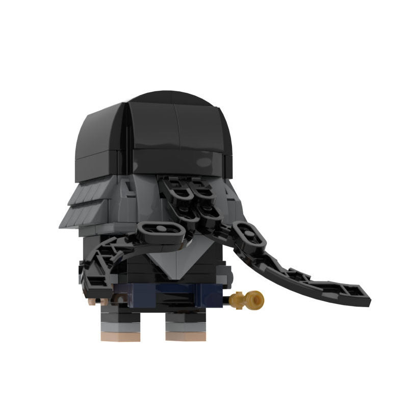 hiruzen sarutobi brickheadz moc set | lego compatible | naruto - 2