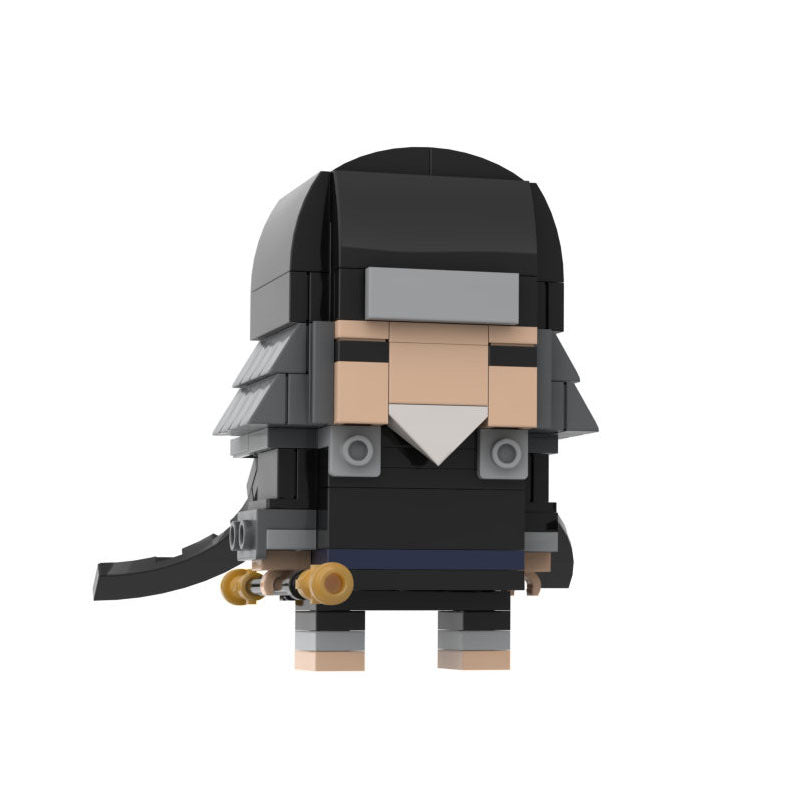 hiruzen sarutobi brickheadz moc set | lego compatible | naruto - 3