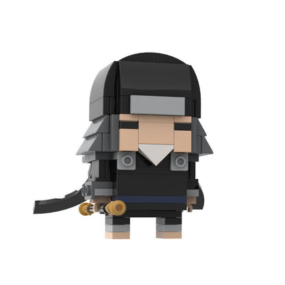 hiruzen sarutobi brickheadz moc set | lego compatible | naruto - 3