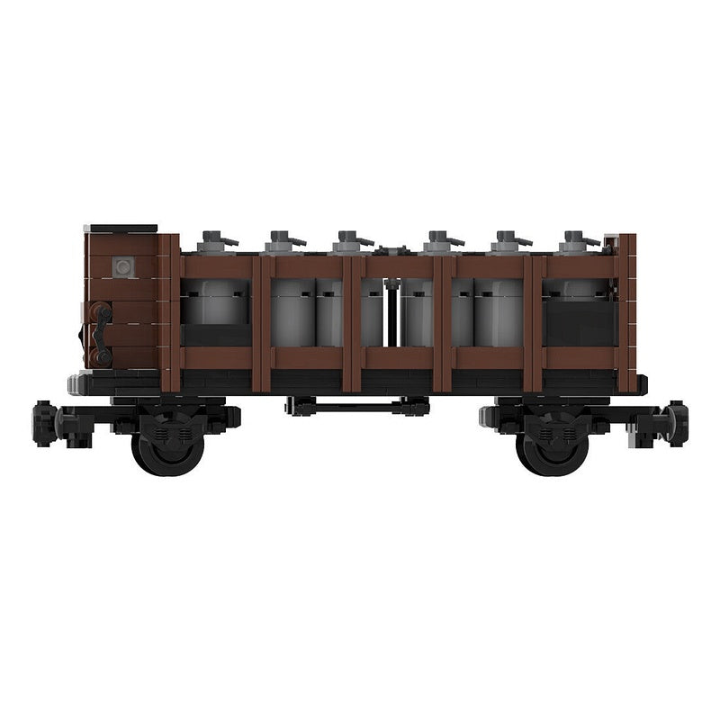 Historic Acid Freight Wagon MOC Train Kit | German Railway Cargo Model Build - 1