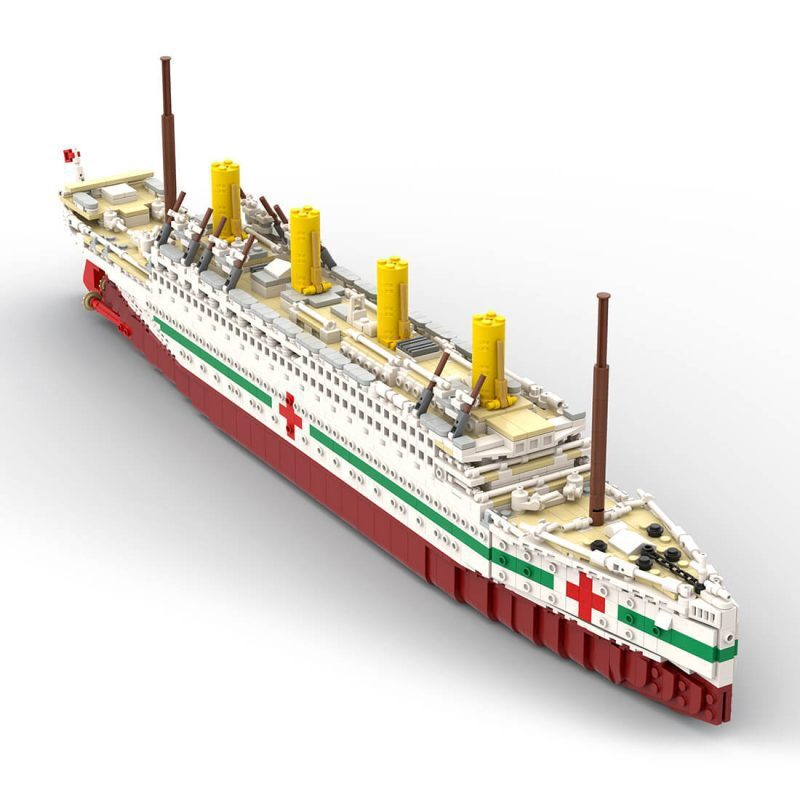 HMHS Britannic Building Kit | 1:400 | LEGO-Compatible MOC - 5