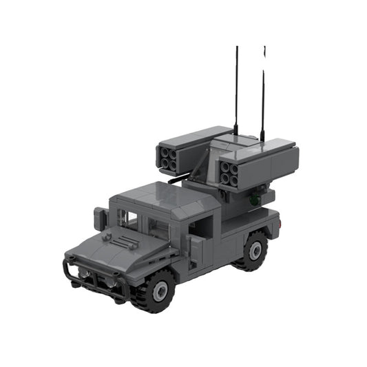 hmmwv avenger missile truck building set | moc-150074 - 4