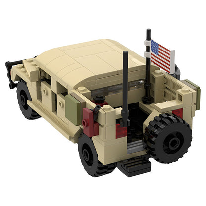 HMMWV Troop Carrier Military Vehicle MOC Building Kit - 3