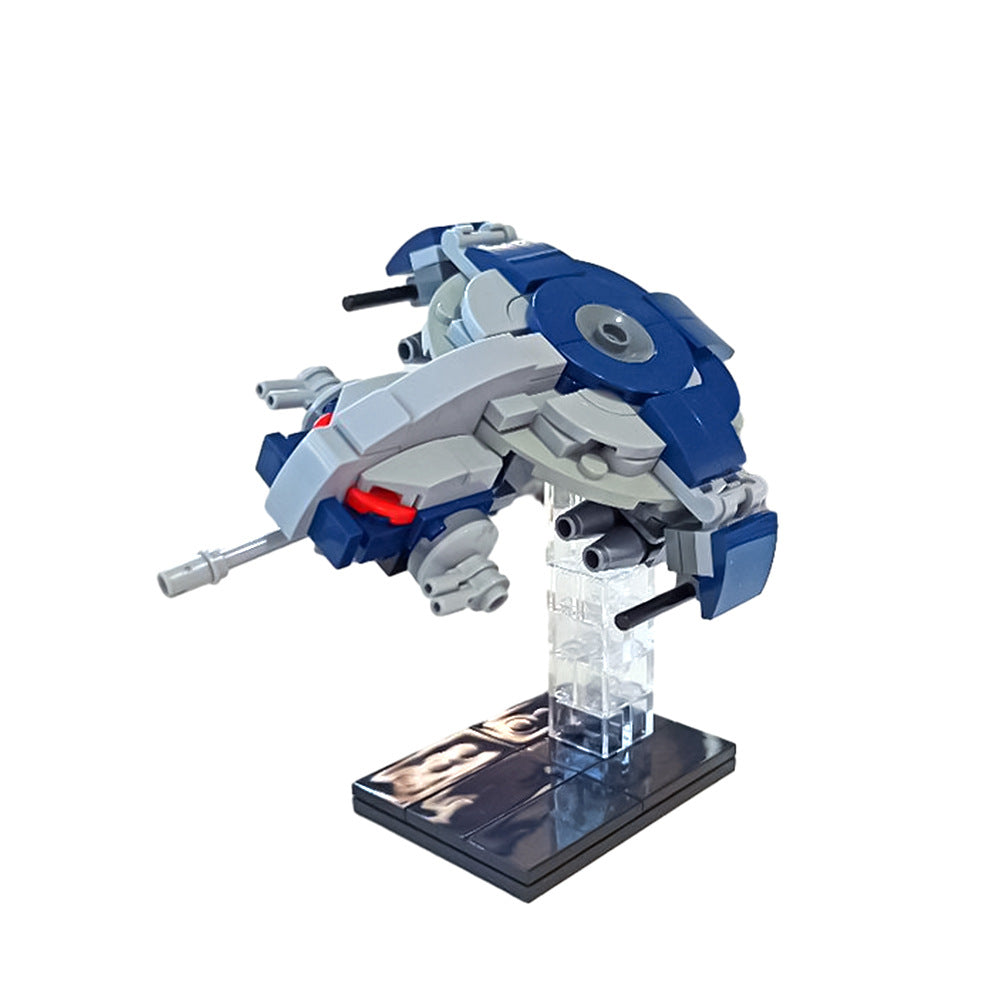 hmp droid wars gunship building set | lego compatible - 1