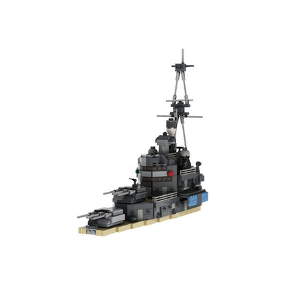 HMS Belfast 1939 Refit MOC Building Kit | WWII Naval Cruiser Model - 3