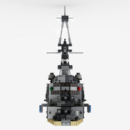 HMS Belfast 1939 Refit MOC Building Kit | WWII Naval Cruiser Model - 4