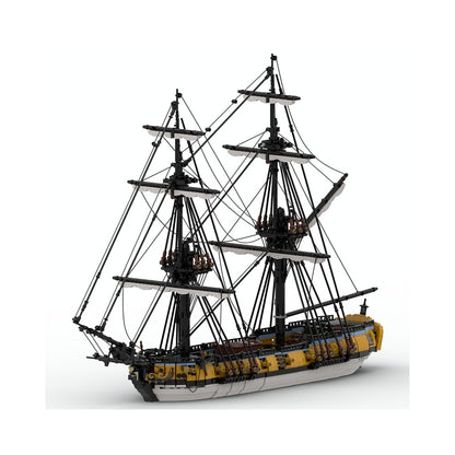 HMS Challenger Sloop Of War MOC Historical Ship Building Kit - 2
