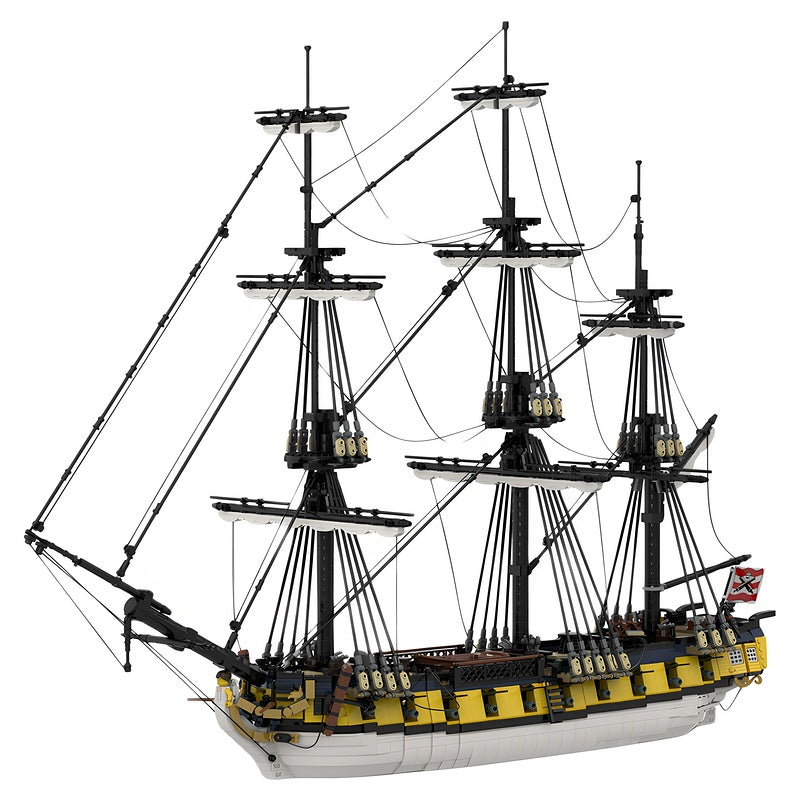 HMS Eminente MOC Building Kit | Historic Sailing Ship Model - 2