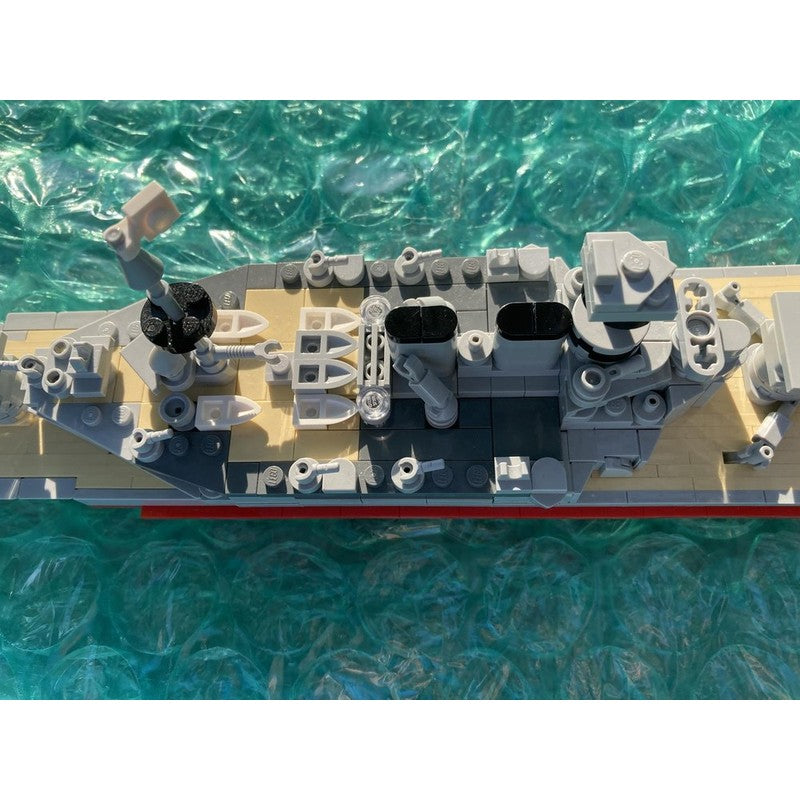 HMS Hood Battlecruiser Building Kit | LEGO-Compatible MOC - 5