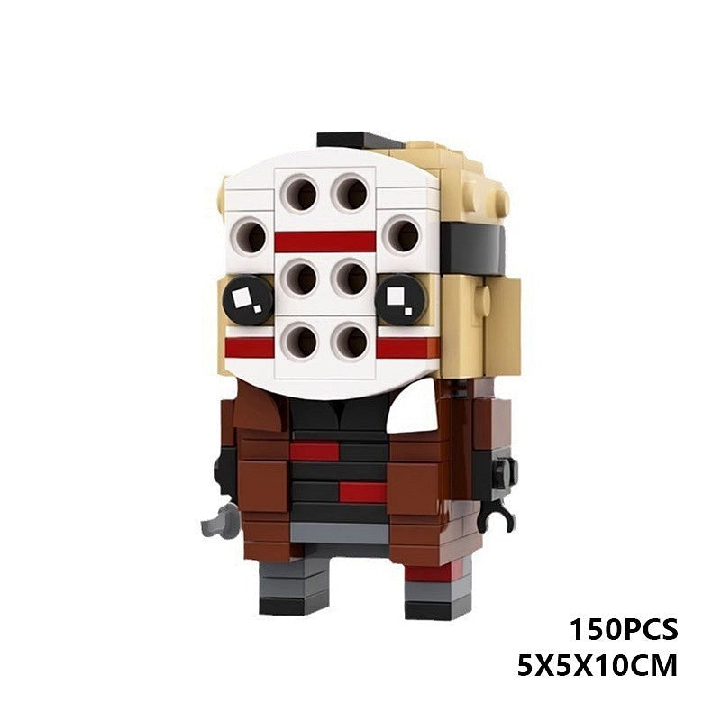 Hockey Mask Horror Cube Character MOC Building Kit - 3