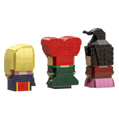 hocus pocus brickheadz building set | lego compatible - 3
