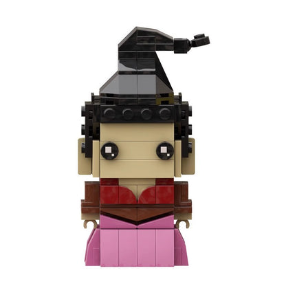 hocus pocus brickheadz building set | lego compatible - 5