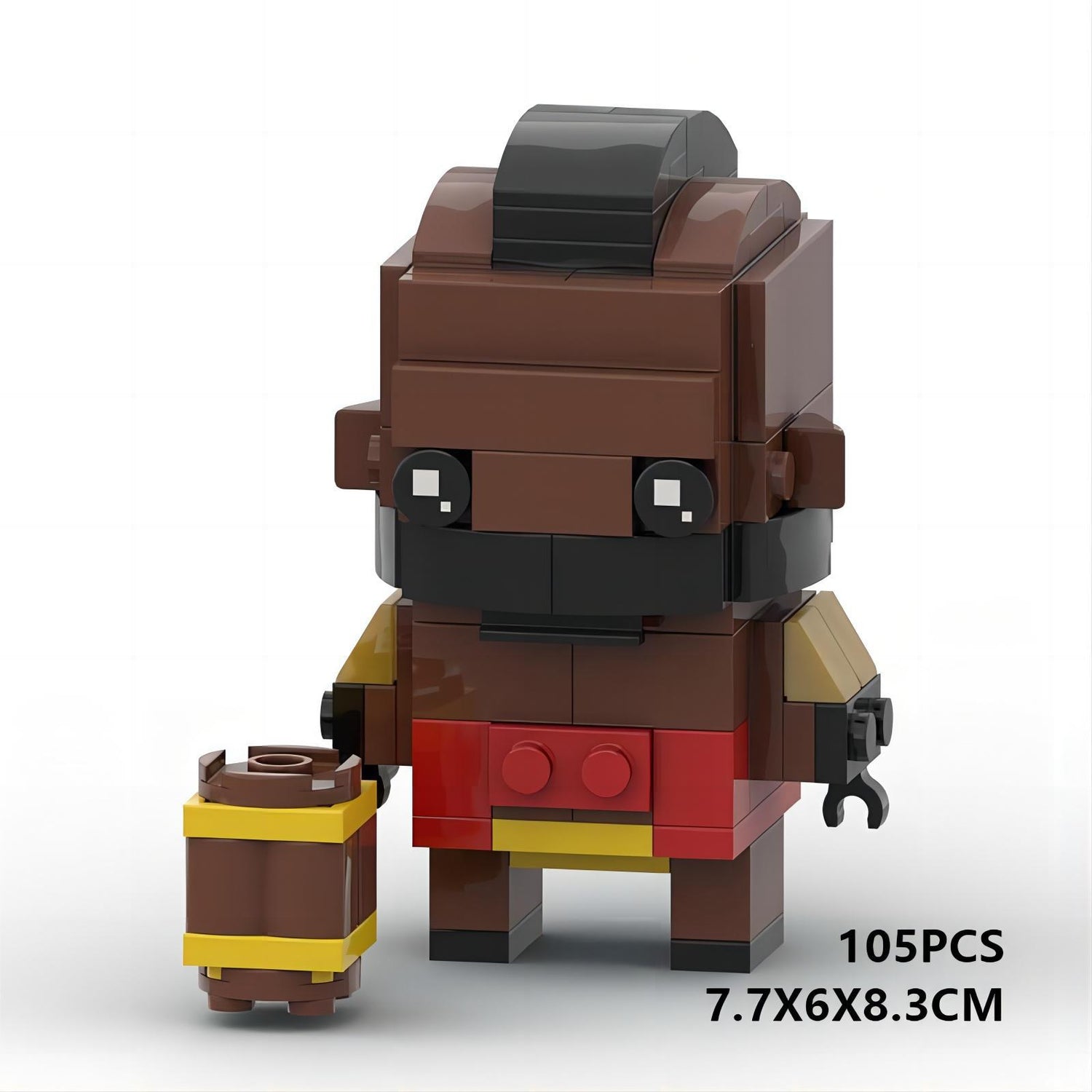 hog rider brickheadz moc set | clash royale | lego-compatible - 2