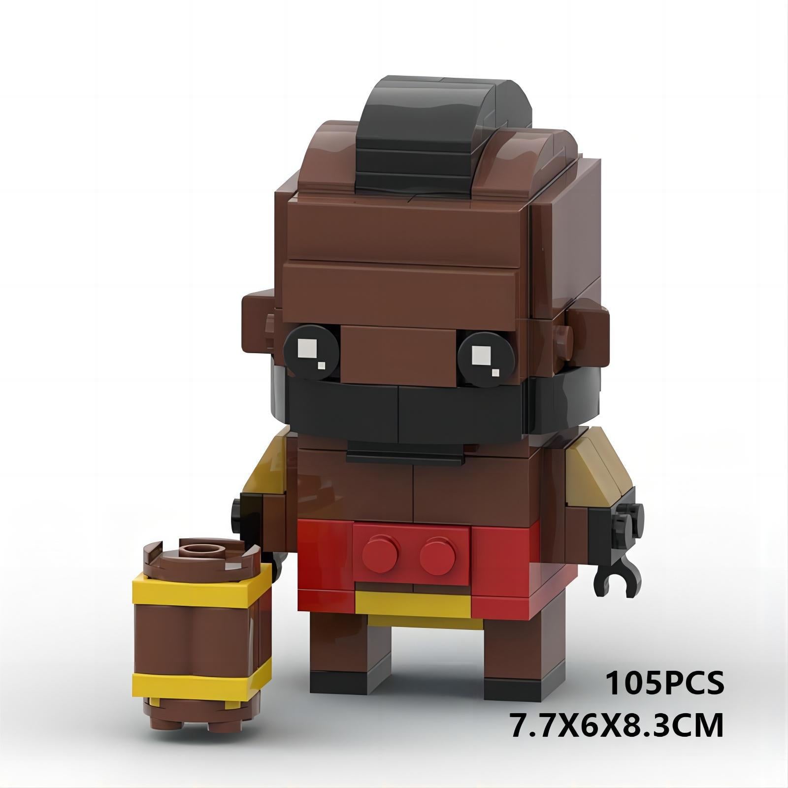 hog rider brickheadz moc set | clash royale | lego-compatible - 2