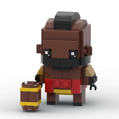hog rider brickheadz moc set | clash royale | lego-compatible - 3