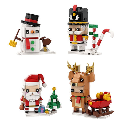 Holiday Soldier Cube Character MOC Building Kit | Christmas Display - 3