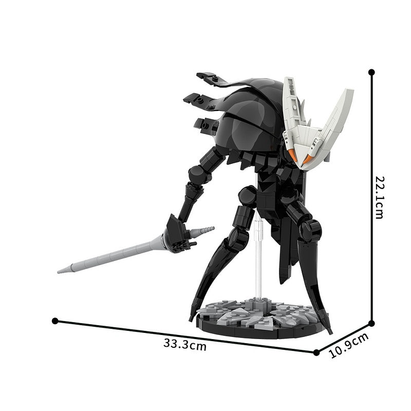 Hollow Bug Kingdom MOC Building Kit | Insect Knight & Warrior - 3