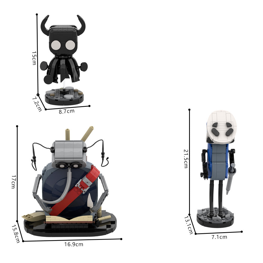 hollow knight npc building kit | lego compatible moc - 4