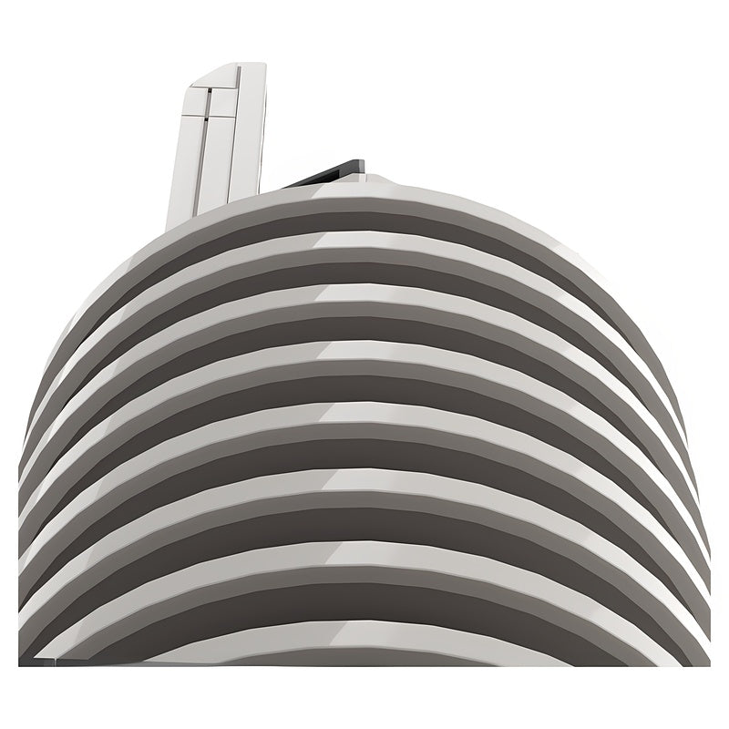 Hollywood Circular Music Tower 1:650 MOC Building Kit - 3